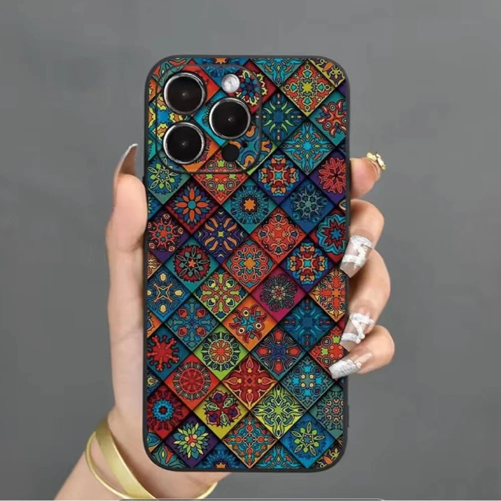 Brand New Bohemian Pattern Mobile Case for IPhone 14 Pro